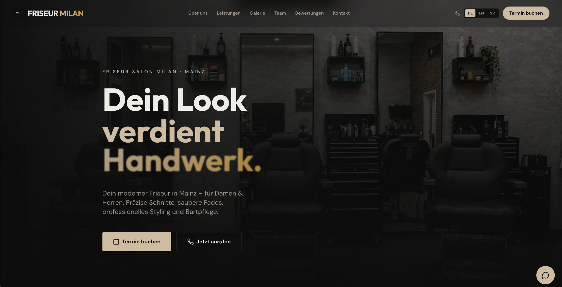 Friseur Milan project preview